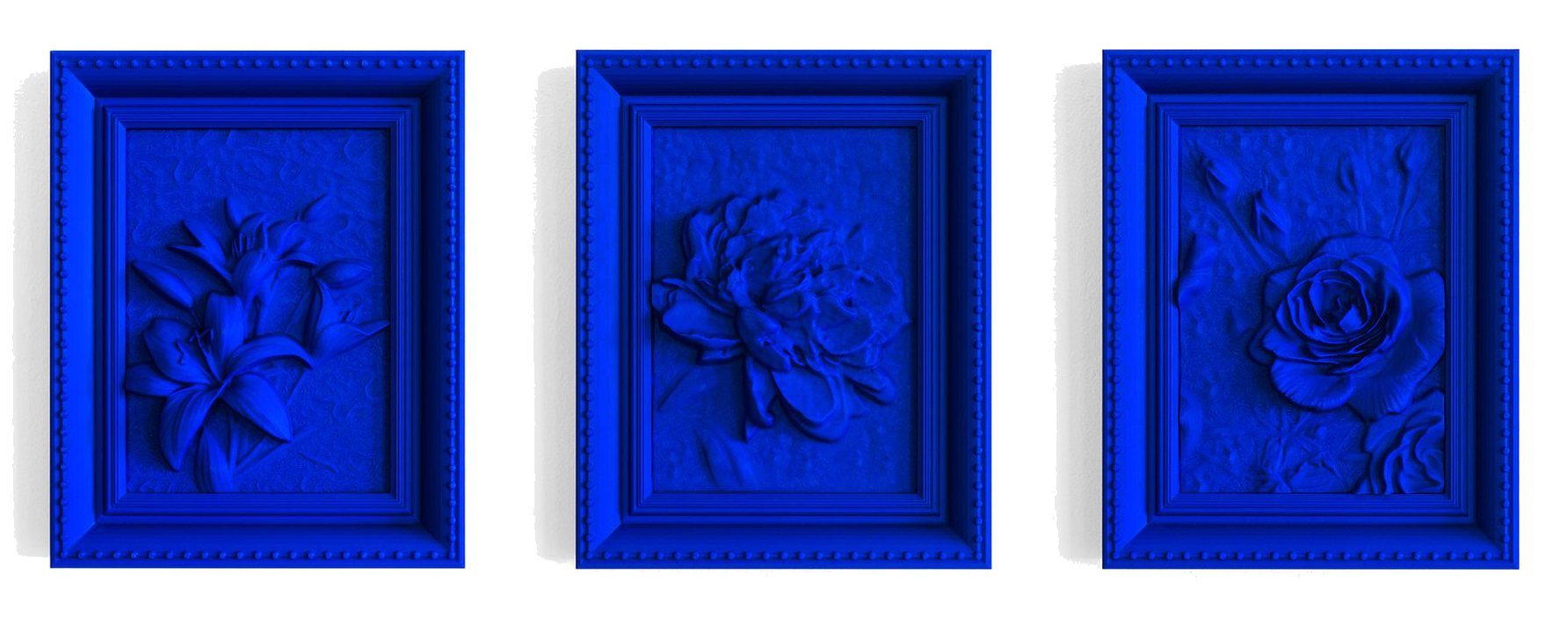 Summer Garden, Triptych, three panels